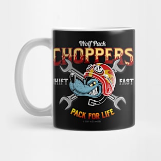 Wolf Pack Choppers Logo T-shirts, Mugs, Phone Cases Mug